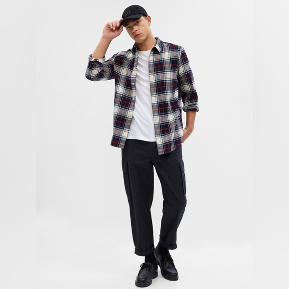 Todd Snyder Brown Glen Plaid Wool One Pocket Shirt Jacket Large